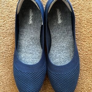 AllBirds Flats Blue Tree Breezers Mesh Ballet Slip-on Shoes Womens Size 7